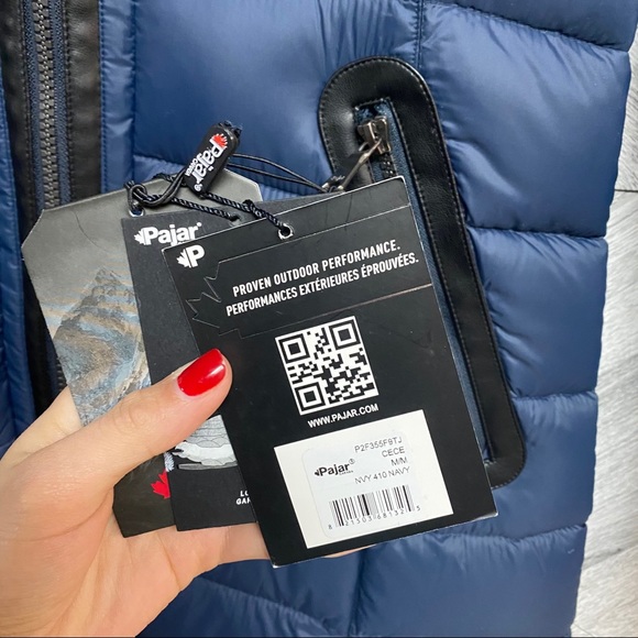 NWT Pajar Canada | Navy CeCe Quilted Down Coat M - Picture 7 of 12